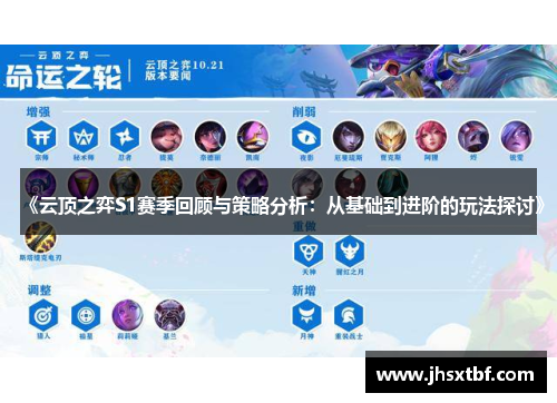 《云顶之弈S1赛季回顾与策略分析：从基础到进阶的玩法探讨》